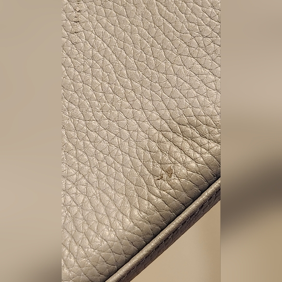 Dooney & Bourke Gray and Brown Crossbody Bag with Pebbled Texture - Picture 3 of 8